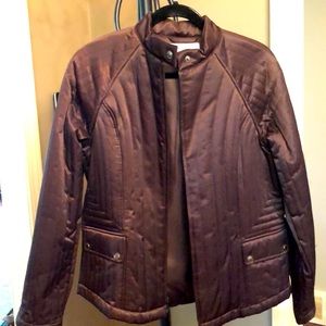 Satin brown Liz Claiborne jacket Never Worn